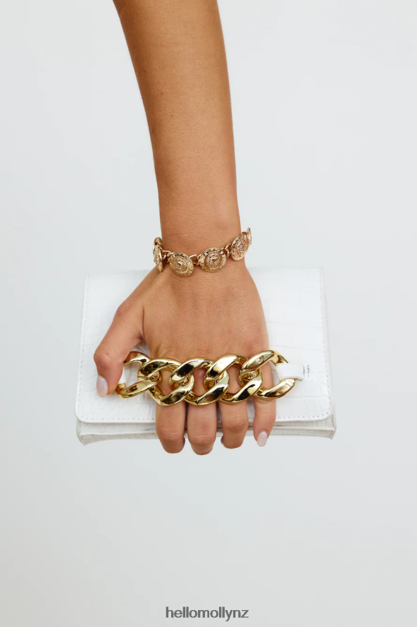 Hello Molly BILLINI Annabelle Crossbody Bag White Croc PBN88610144 Accessories