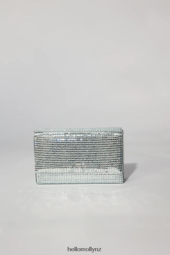 Hello Molly BILLINI Bella Clutch Bag Silver Diamante PBN88610228 Accessories