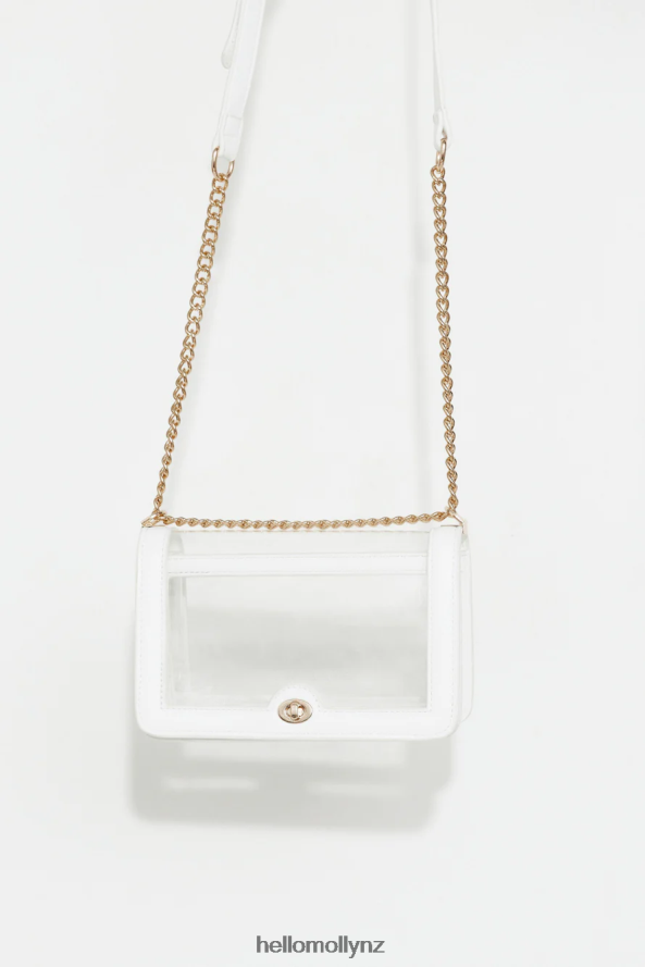 Hello Molly BILLINI Cara Cross Body Bag White Clear PBN88610132 Accessories