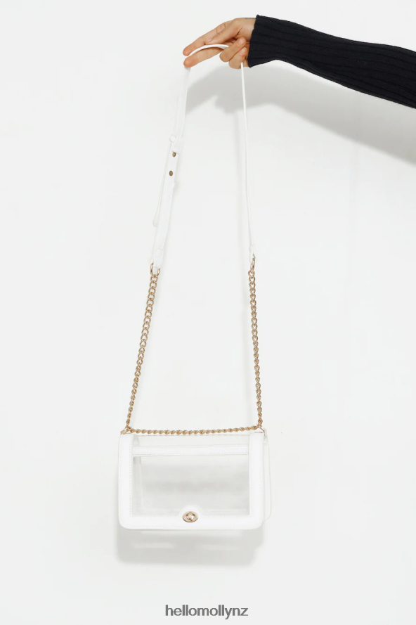 Hello Molly BILLINI Cara Cross Body Bag White Clear PBN88610132 Accessories