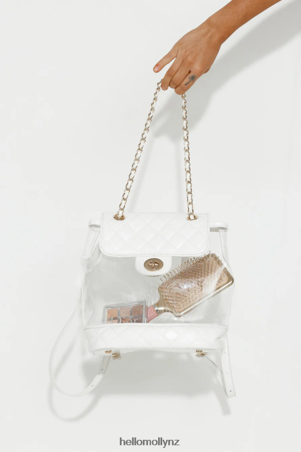 Hello Molly BILLINI Cassie Backpack White Clear PBN88610135 Accessories