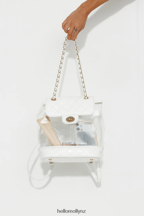 Hello Molly BILLINI Cassie Backpack White Clear PBN88610135 Accessories