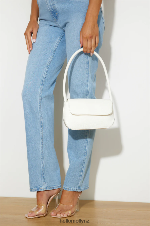 Hello Molly BILLINI Izalia Shoulder Bag Bone Croc PBN88610174 Accessories