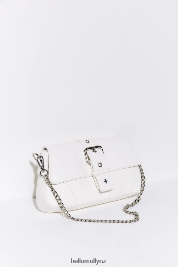 Hello Molly PETA + JAIN Maddy Bag White Pebble Silver PBN88610159 Accessories