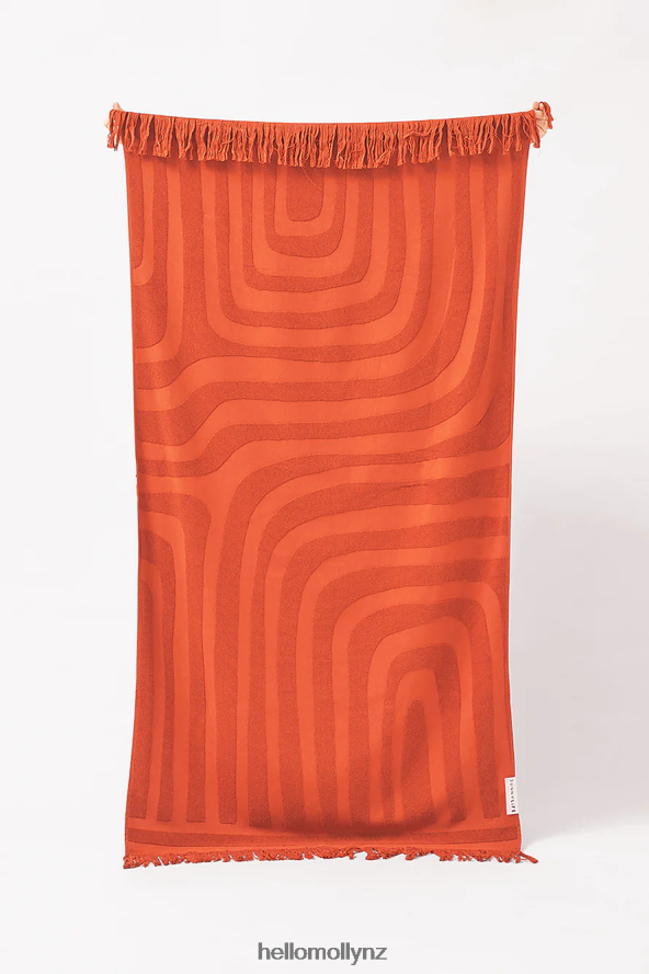 Hello Molly SUNNYLIFE Luxe Towel Terracotta PBN88610276 Accessories