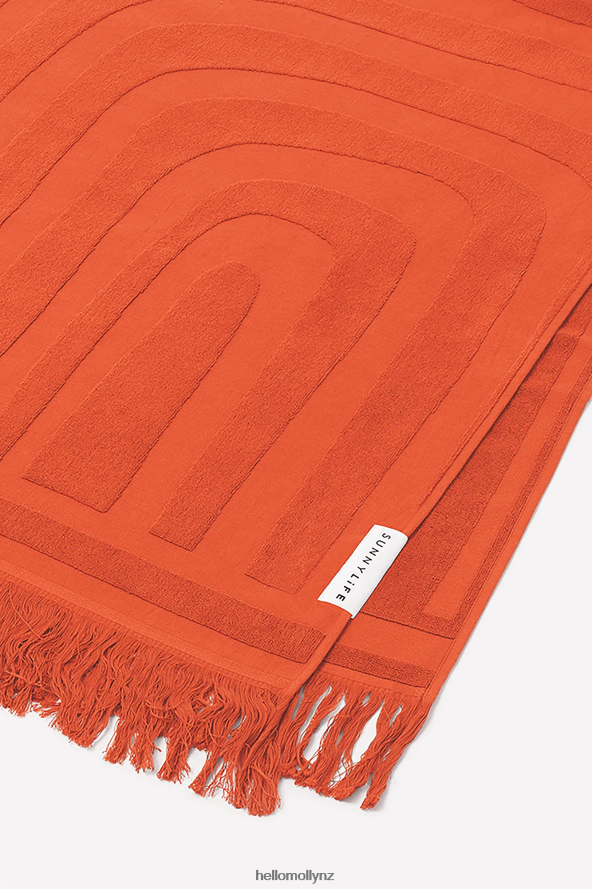 Hello Molly SUNNYLIFE Luxe Towel Terracotta PBN88610276 Accessories