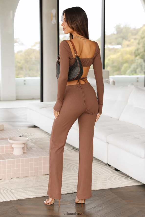Hello Molly Slight Movements Pants Brown PBN8869300 Clothing