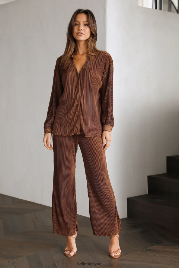 Hello Molly Your Amusement Pants Brown PBN8869296 Clothing