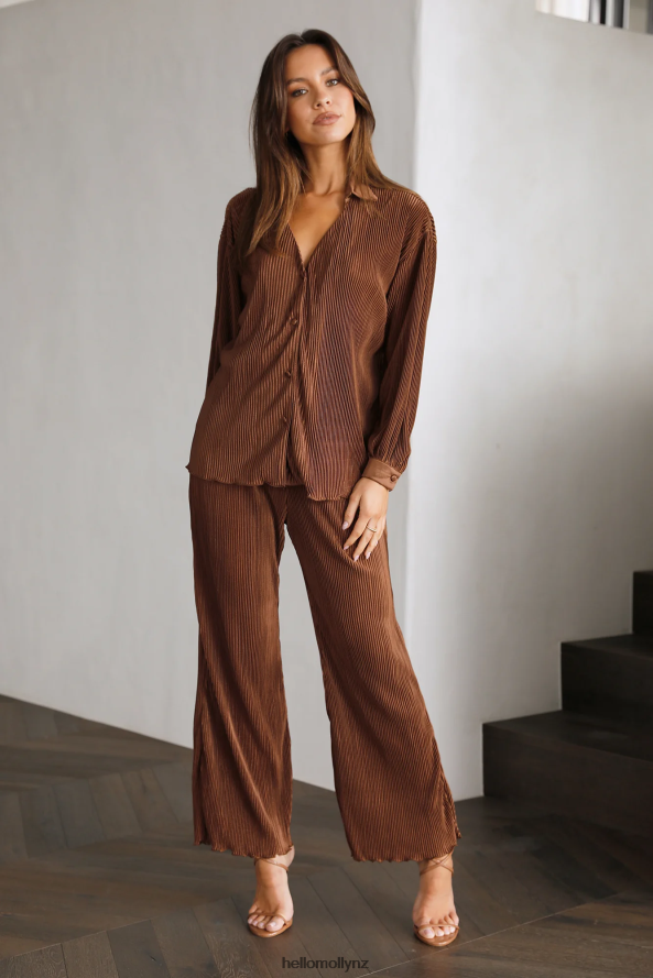 Hello Molly Your Amusement Pants Brown PBN8869296 Clothing