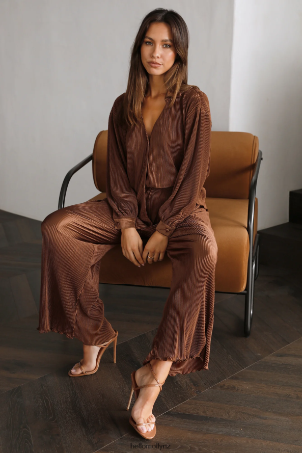 Hello Molly Your Amusement Pants Brown PBN8869296 Clothing