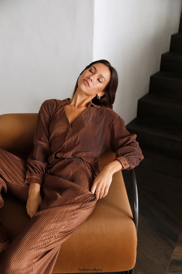 Hello Molly Your Amusement Pants Brown PBN8869296 Clothing