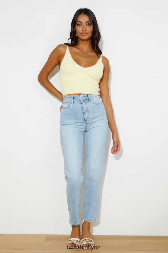 Hello Molly LEE High Moms Jeans Luminous PBN8869756 Clothing