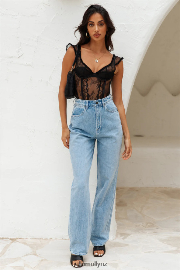 Hello Molly WRANGLER Bella Baggy Relaxed Jean Navigate PBN8869765 Clothing