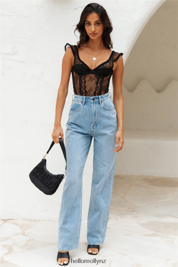 Hello Molly WRANGLER Bella Baggy Relaxed Jean Navigate PBN8869765 Clothing