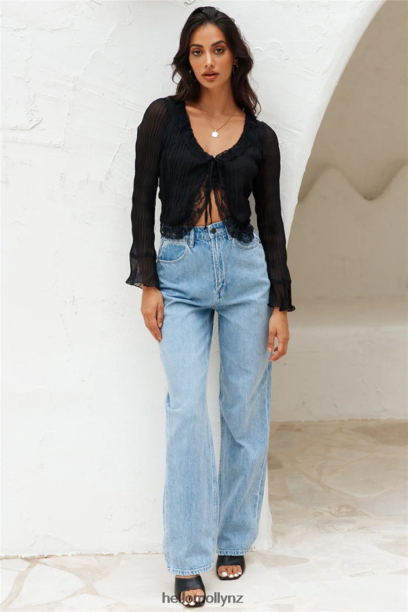 Hello Molly WRANGLER Bella Baggy Relaxed Jean Navigate PBN8869765 Clothing