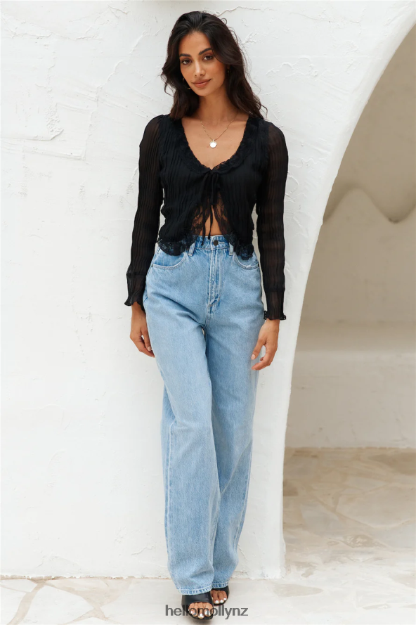 Hello Molly WRANGLER Bella Baggy Relaxed Jean Navigate PBN8869765 Clothing