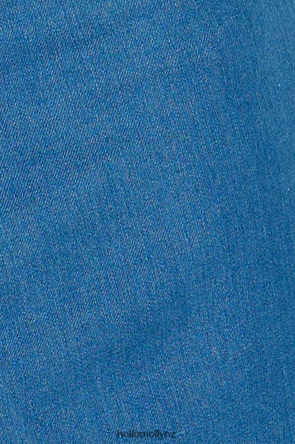 Hello Molly Always The Trendsetter Denim Maxi Skirt Blue PBN8869582 Clothing