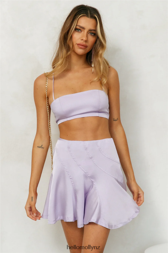 Hello Molly Britney Babe Skirt Purple PBN8869178 Clothing