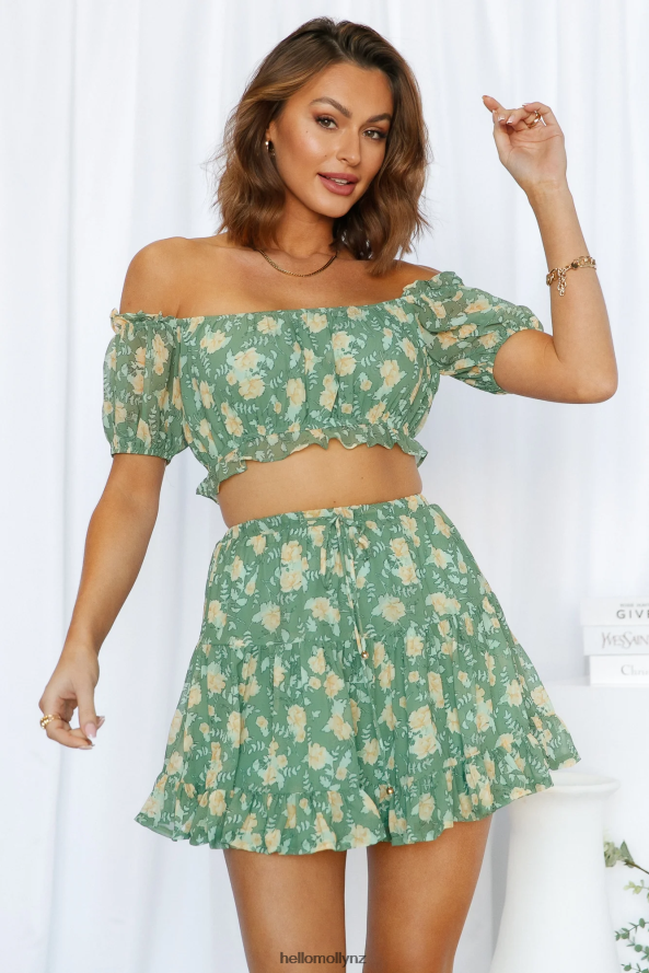 Hello Molly Clear Vision Skirt Green PBN8869186 Clothing