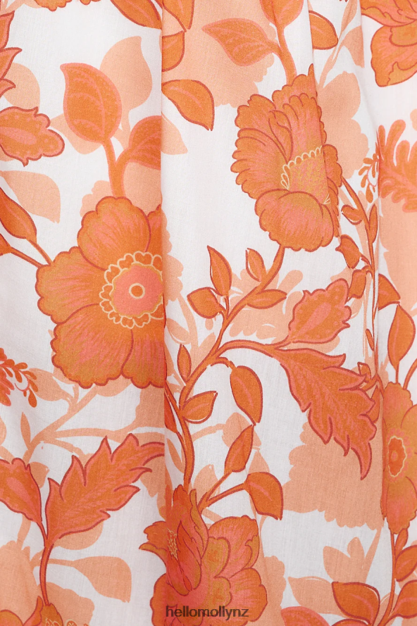 Hello Molly Creme Brulee Maxi Skirt Orange PBN8869651 Clothing