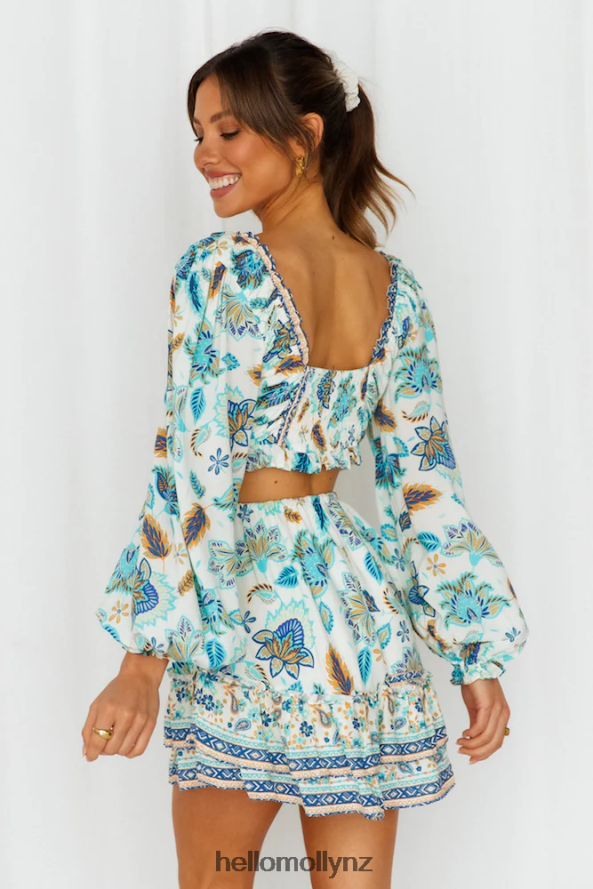 Hello Molly DOING THE MOST SKIRT BLUE PBN8869315 Clothing