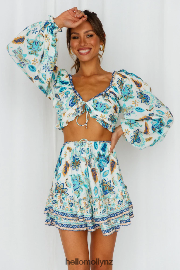 Hello Molly DOING THE MOST SKIRT BLUE PBN8869315 Clothing