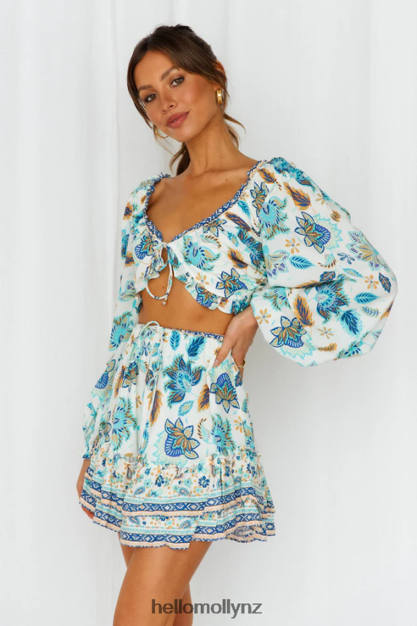 Hello Molly DOING THE MOST SKIRT BLUE PBN8869315 Clothing