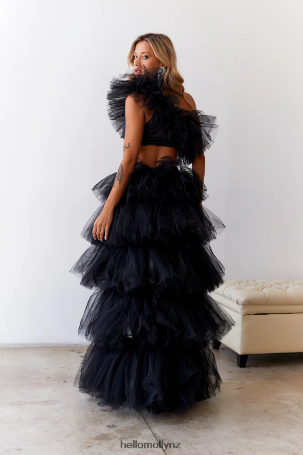 Hello Molly Drinks On The House Tulle Skirt Black PBN8869591 Clothing