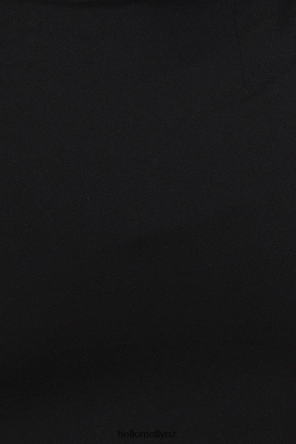 Hello Molly Glitzy Vibes Mini Skirt Black PBN8869438 Clothing