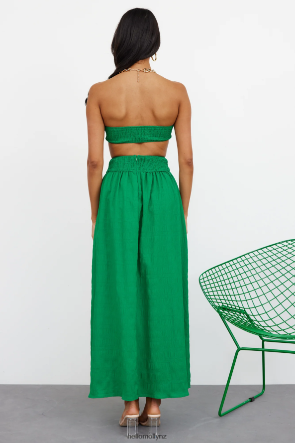 Hello Molly Iconic Revival Maxi Skirt Green PBN8869267 Clothing
