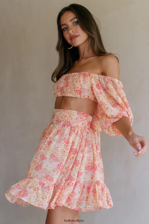 Hello Molly Kitty Love Skirt Floral PBN8869332 Clothing
