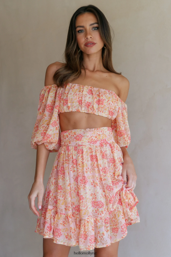 Hello Molly Kitty Love Skirt Floral PBN8869332 Clothing