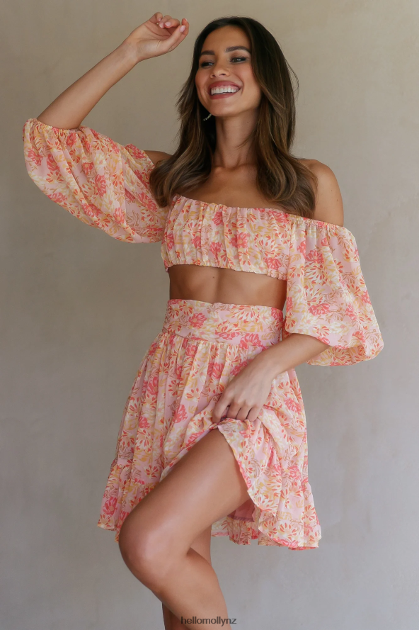 Hello Molly Kitty Love Skirt Floral PBN8869332 Clothing