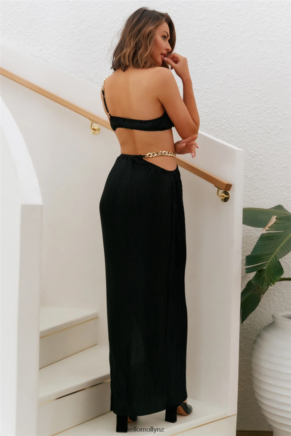 Hello Molly Make Me Feel Maxi Skirt Black PBN8869236 Clothing