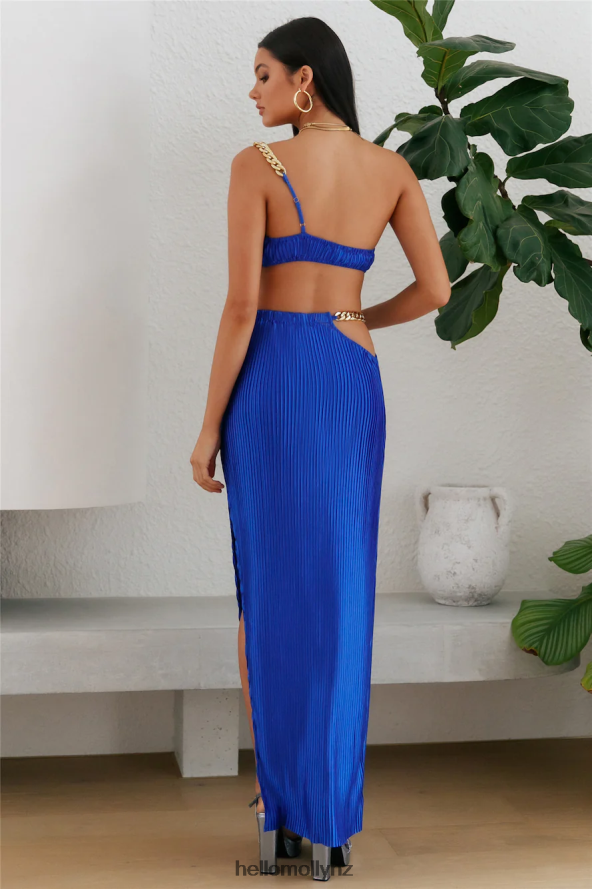 Hello Molly Make Me Feel Maxi Skirt Blue PBN8869181 Clothing