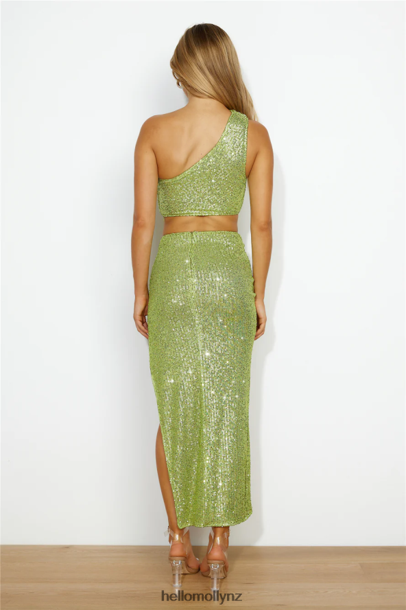 Hello Molly Only Yours Midi Skirt Green PBN8864833 Clothing