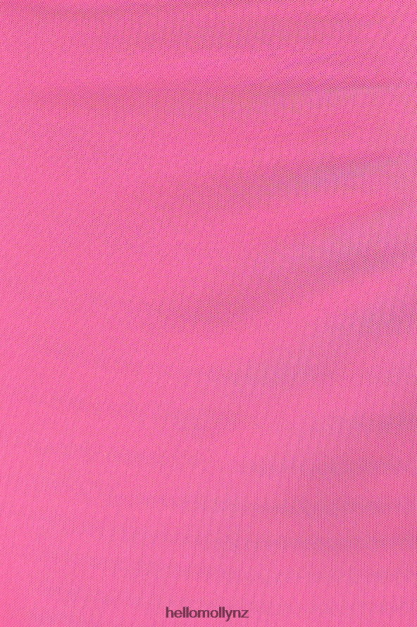 Hello Molly Pictures Please Mesh Maxi Skirt Pink PBN8869519 Clothing