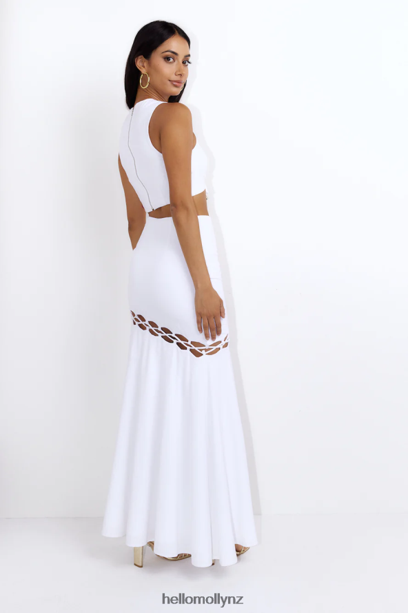 Hello Molly RUNAWAY Lani Maxi Skirt White PBN8869618 Clothing