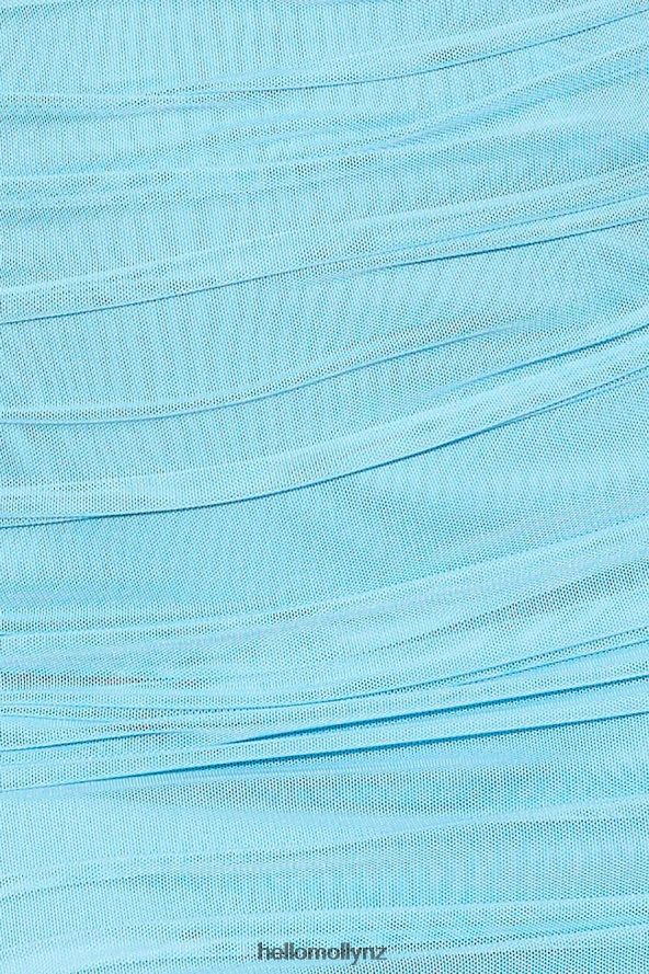 Hello Molly Special Make Mesh Mini Skirt Blue PBN8869411 Clothing