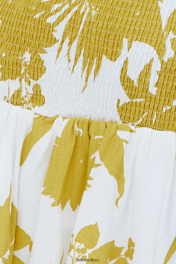 Hello Molly Sunkissed Smiles Skirt Mustard PBN8869324 Clothing