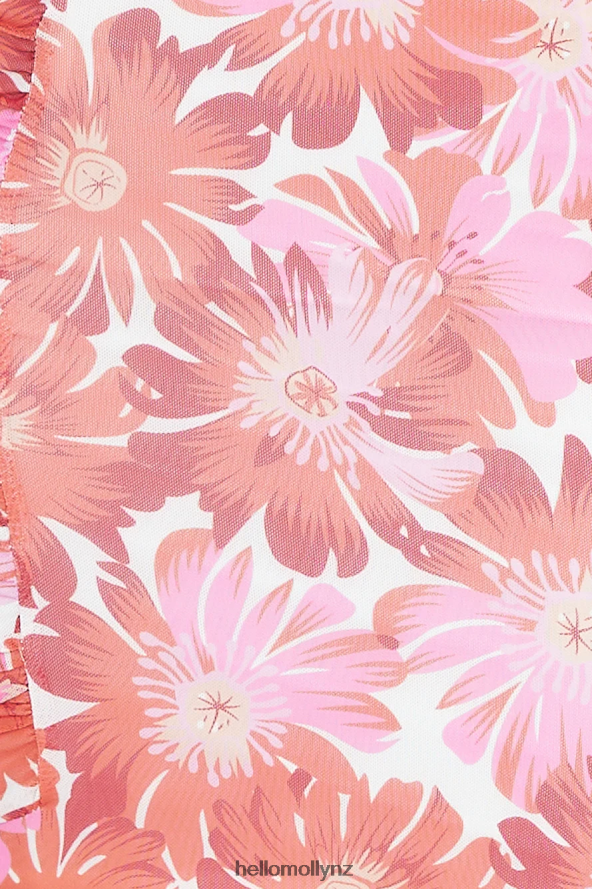 Hello Molly Tropical Bloom Maxi Skirt Pink PBN8869648 Clothing