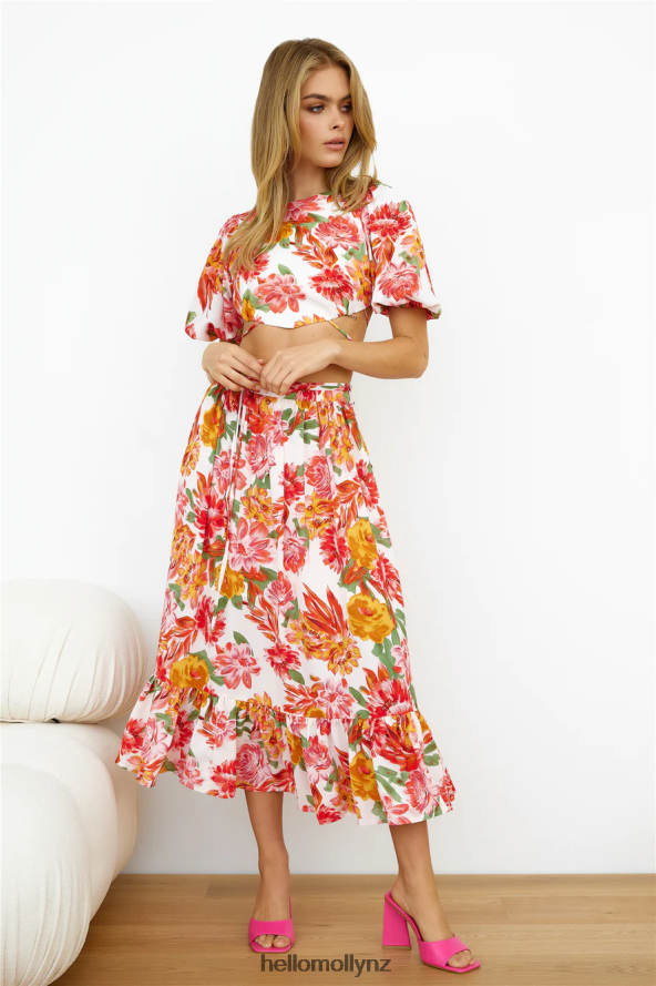 Hello Molly Vacay Mode Midi Skirt Pink PBN8869573 Clothing