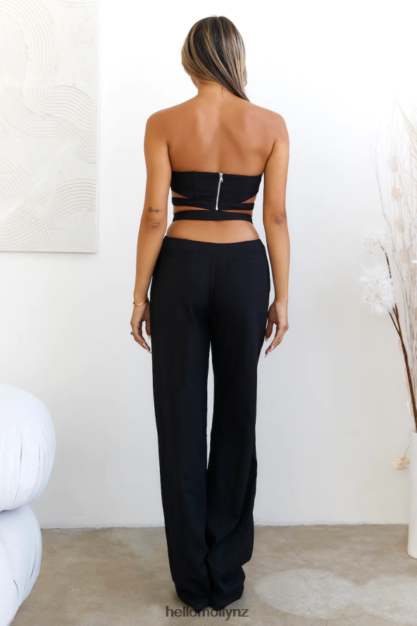 Hello Molly Fantastical Heart Pants Black PBN8869718 Clothing