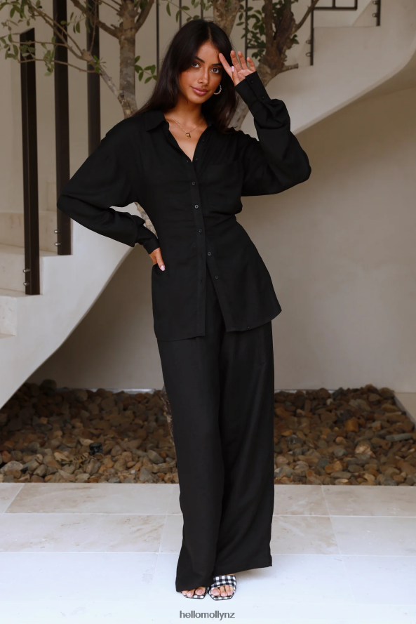 Hello Molly LIONESS La Quinta Pants Black PBN8869727 Clothing