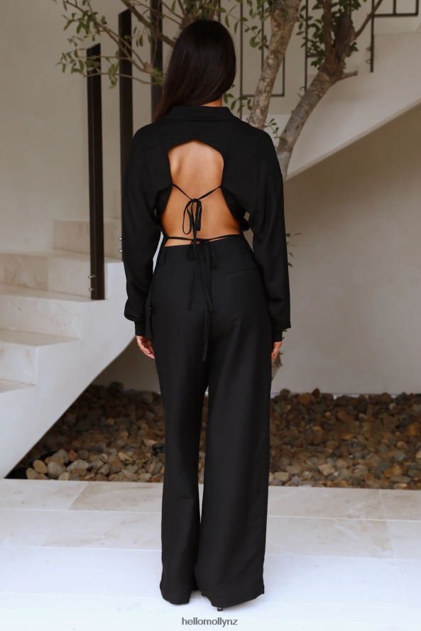 Hello Molly LIONESS La Quinta Pants Black PBN8869727 Clothing