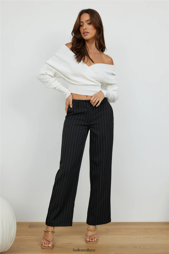 Hello Molly Yours Faithfully Pants Black PBN8869724 Clothing