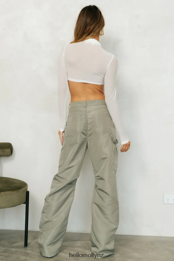 Hello Molly LIONESS Miami Vice Swish Pants Sage PBN8869733 Clothing