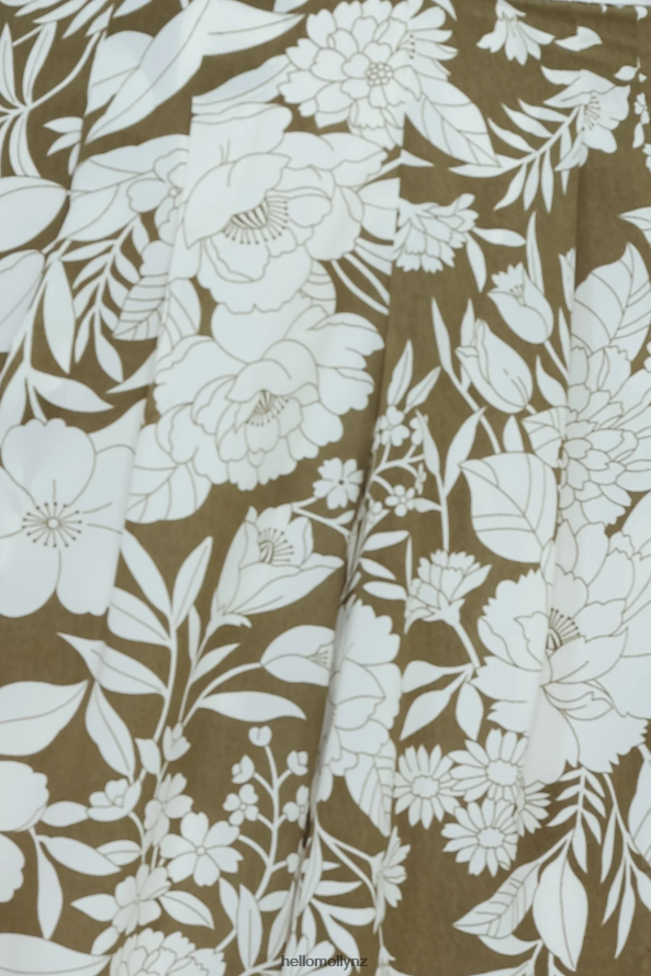 Hello Molly Cute All The Time Romper Olive PBN8867849 Clothing