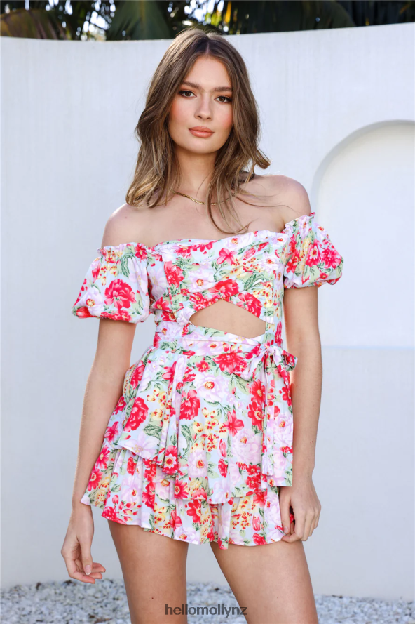 Hello Molly Fresh Pickings Romper Blue PBN8867765 Clothing