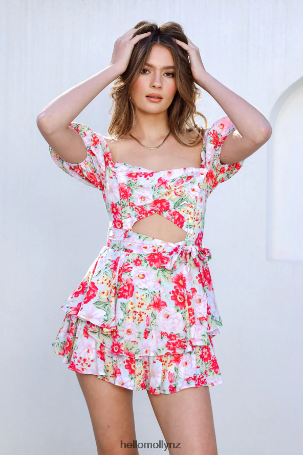 Hello Molly Fresh Pickings Romper Blue PBN8867765 Clothing